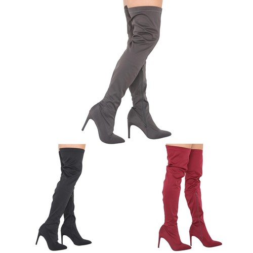 Womens thigh high stiletto - womens,