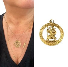 9ct gold St Christopher Charm