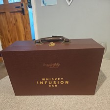 Whiskey Infusion Wood Case Gift Set Bar Set With Decanter