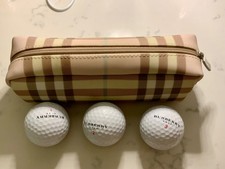 BURBERRY golf case pouch, pink