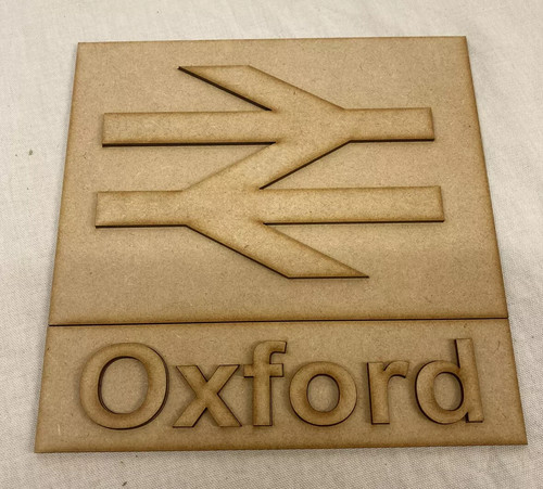 Personalised train sign - personalised,