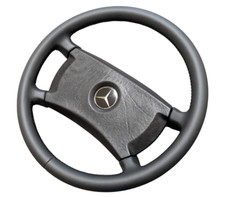 NEW LEATHER Steering Wheel for Mercedes W126 W124 W201 123 190 S R107 SL 400 MM