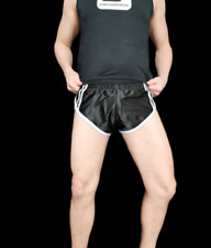 * DESIGN YR OWN * HI-CUT SPRINTER SHORTS IN SHINY ACETATE SATIN (XS to 3XL)