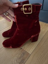 Mulberry burgundy velvet