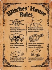 WITCHES' HOUSE RULES Mini Tin