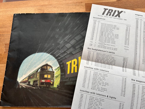 Trix model railway 1966 - railway,