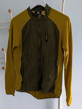 Mountain Equipment Trembler Jacket, small, green and mustard, good condition. 