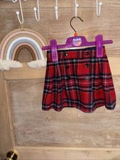 Baby Girls Tartan Patterned Skirt By TU Age 18-24 Months
