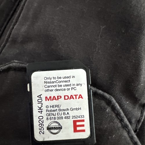 Nissan connect sat nav - nav, card