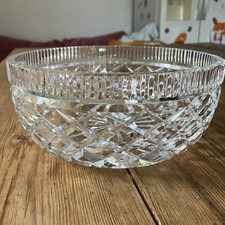 Stunning Waterford Crystal Killeen ?? 20cm Diamond Cut  Heavy Fruit Serving Bowl