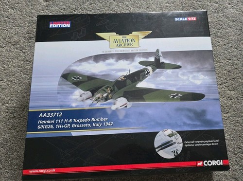 Corgi aa33712 heinkel 111 6 - corgi,