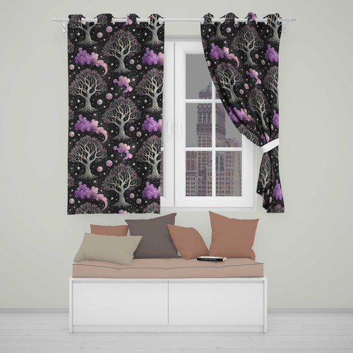 Blackout eyelet curtains - blackout,
