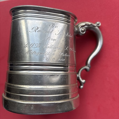 Vintage english pewter - vintage, tankard