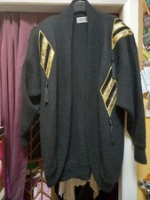 Vintage Black Mohair Mix