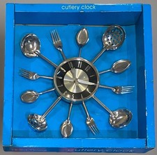 Kitchen Wall Clock ~ Cutlery /