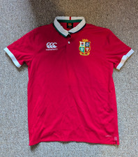 British And Irish Lions Short Sleeve Rugby Shirt Canterbury Men's Medium