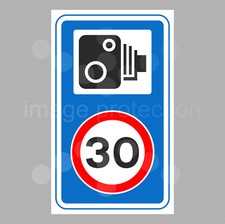 Speed Limit Camera Sign 30