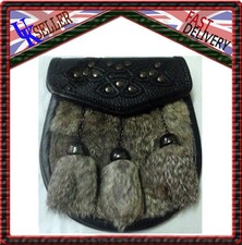 Grey Rabbit Fur Scottish