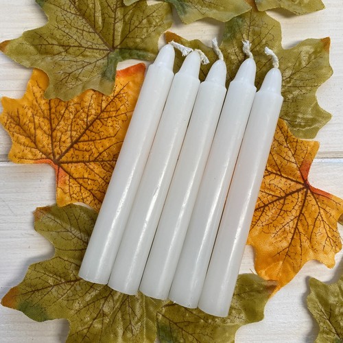 Witches white spell candles - witches,