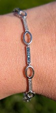 Contemporary Diamond 925 Bracelet