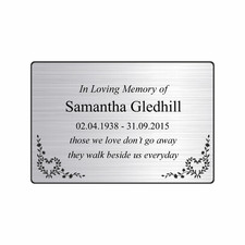 Memorial Plaque, Bench Plate