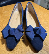 Russell & Bromley Navy Suede