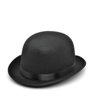 Bowler Black Felt Hat 1920s