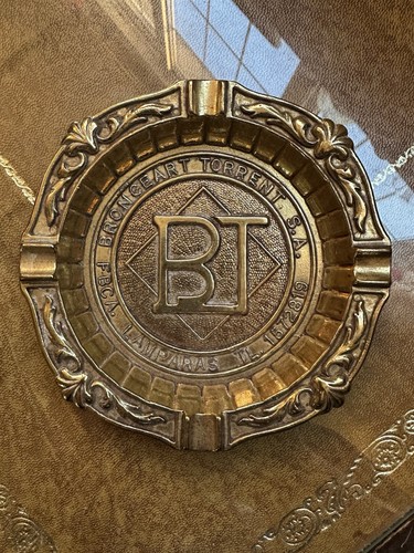 Antique vintage brass ashtray - vintage,