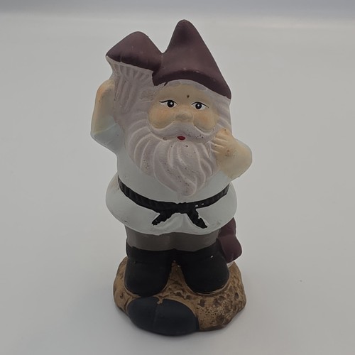 Vintage ceramic garden gnome - ceramic,