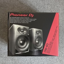 2x Pioneer DM-40 DJ Speakers Black (Pair) BOXED  