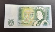QUEEN ELIZABETH II 1978-1983 BANK OF ENGLAND ONE POUND £1 NOTE CRISP 