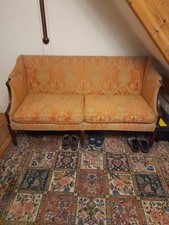 STUNNING VINTAGE GEORGE III Antique Mahogany Sofa