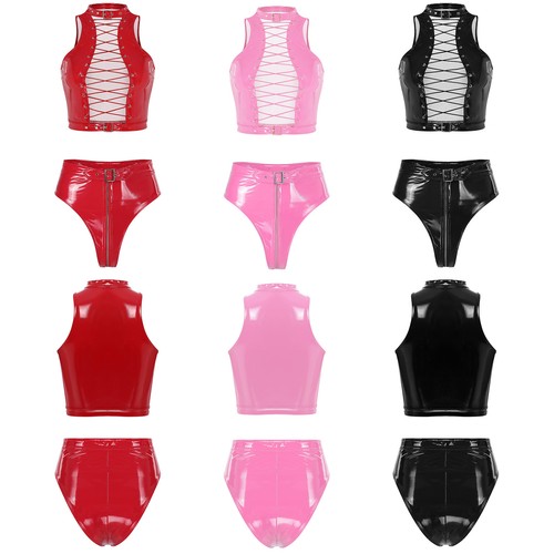 Womens leather wet - womens, pu