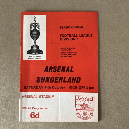 Arsenal sunderland 1967 68 - v,