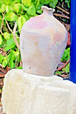 Antique Terracotta French 19th Century Cruche Pot Old exquisite Ornament