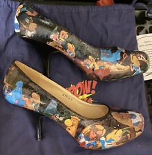 custom Decoupage Disney heels Alice in Wonderland. Kapow Shoes By Gem