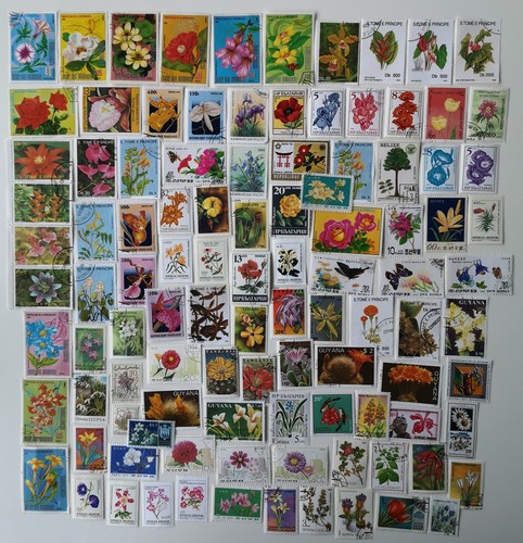 Flowers flora stamps - flowers/flora,