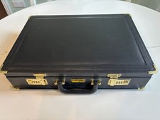 Solingen Empty Cutlery Black Briefcase with Red Insert