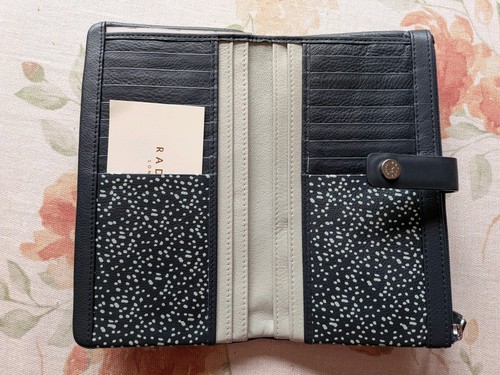 Radley large navy blue leather - navy,