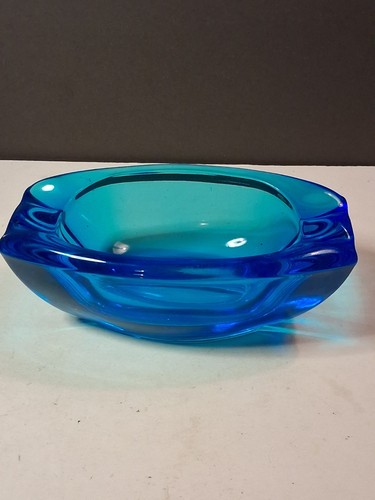 Vintage sklo union blue - sklo,