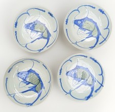 Chinese Koi Fish Dishes Set of