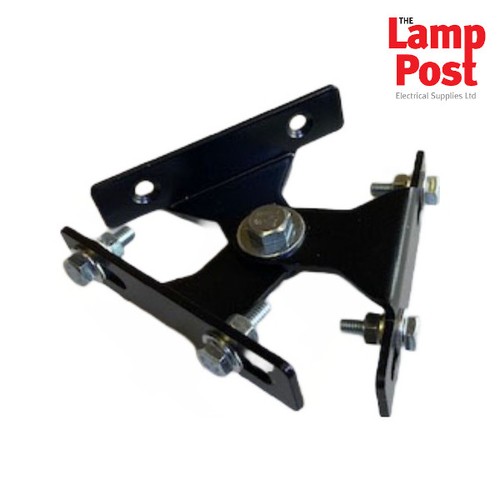 Black twin floodlight - black,
