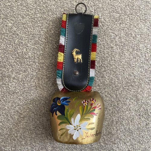 Vintage swiss cowbell with - vintage,