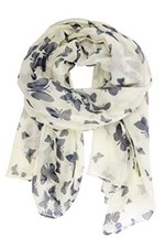 New Butterfly Print Scarf –