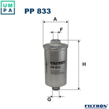 FUEL FILTER PP 833 FOR ALFA