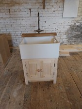    belfast sink Stand,oak worktops+free sink and taps.