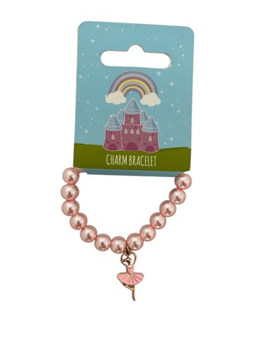 Rose pink ballerina - ballerina, charm