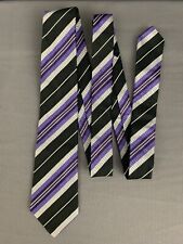 OZWALD BOATENG TIE - Made in England - Striped Pattern