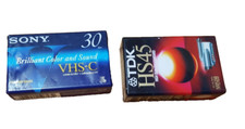 VHS C Tapes  2 x TDK  SONY.