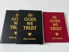 Nick Walker In God We Trust Limited Edition Print signed and art book catalogue